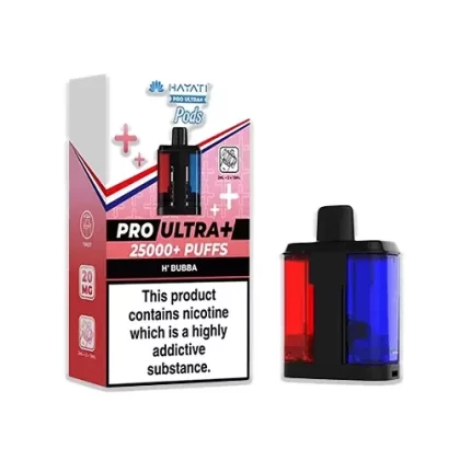 Hayati Pro Ultra Plus 25K Prefilled Refill Pods H’Bubba