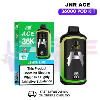 Lemon Lime JNR ACE 36K Puff 36000 Prefilled Pod Kit