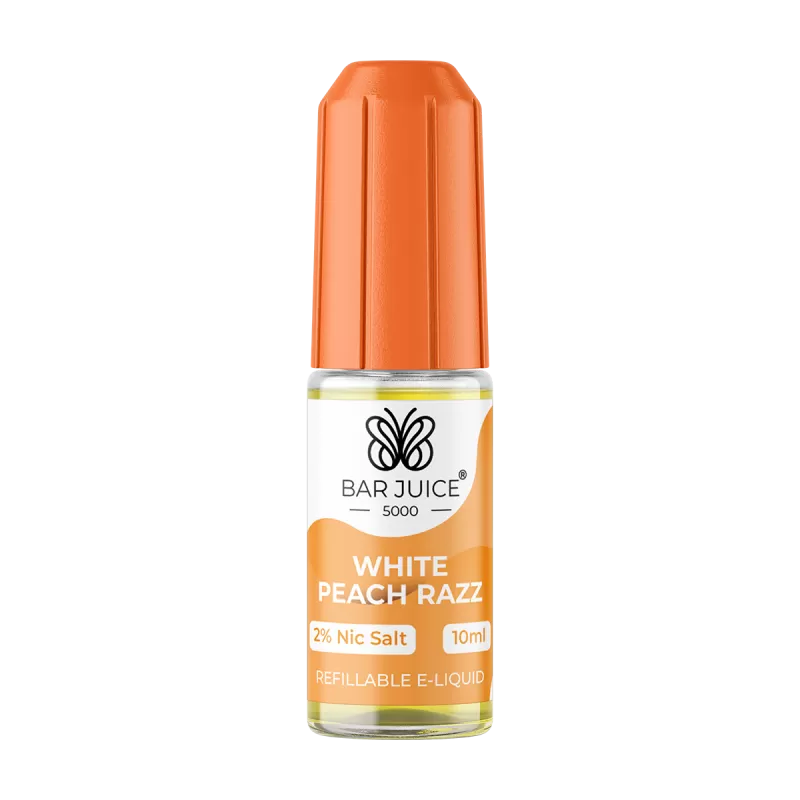 White Peach Razz Nic Salt by Bar Juice 5000 - 20mg - Vape Product - Image 2