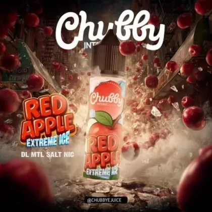 CHUBBY RED APPLE EXTREME ICE ELIQUID - Vape Product; Vape Product