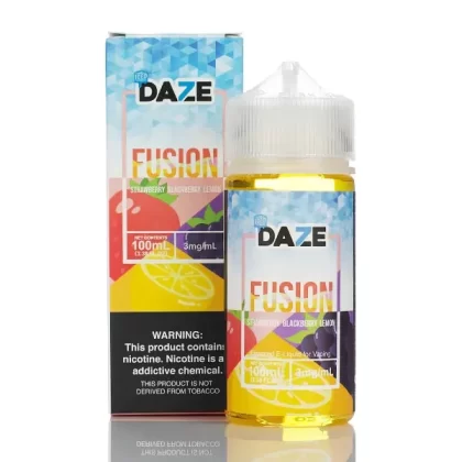 7 Daze Fusion TFN - Strawberry Blackberry Lemon ICED - 100ml - 6mg