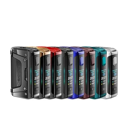 GEEKVAPE AEGIS LEGEND 5 200W BOX MOD - Aurora Rainbow, Carbon Black