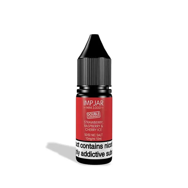 Imp Jar Strawberry Raspberry & Cherry Ice 10ml Nic Salt E-Liquid