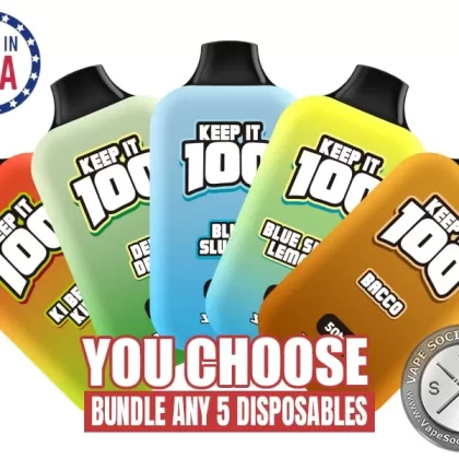 [5-Pack] Keep It 100 40K Disposable Bundle