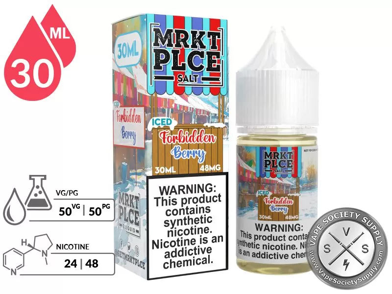 Iced Forbidden Berry by MRKT PLCE Salt 30ml - Image 2