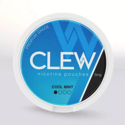 Clew Cool Mint Nicotine Pouches - Vape Product, Vape Product
