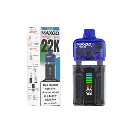 Relx MaxGo Pro 22000 Prefilled Pod Vape Kit (Expiry May 2026) - Lemon Lime