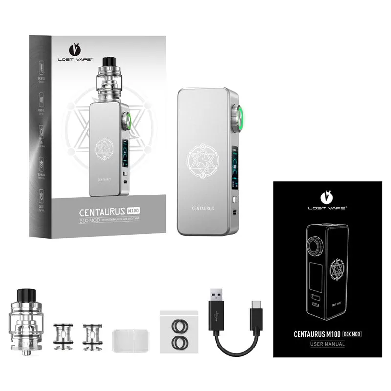 Lost Vape Centaurus M100 Box Mod Kit - Vapormo - Image 3