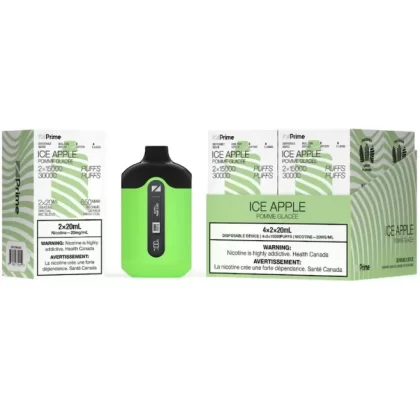 ZPrime Disposable Vape – Zpods – 30K Puff Combo – Ice Apple