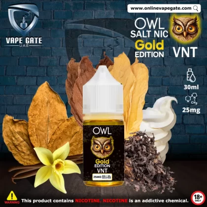 Owl Golden Edition VNT Salt Nic - 30ml - 50 mg / 30 ml