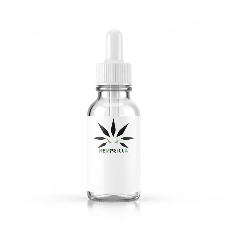 HempZilla Full Spectrum 25 gotas Tintura naranja CBD sin THC - Vape Store