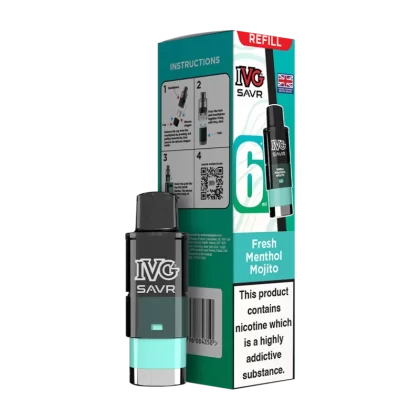 Fresh Menthol Mojito IVG SAVR Refill Pack - Vapeshop Co