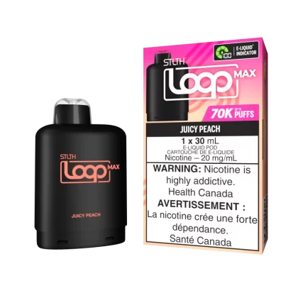 STLTH LOOP MAX Pod Pack - Juicy Peach - 20 mg/mL (wholeseller) (SK) - Excise FED