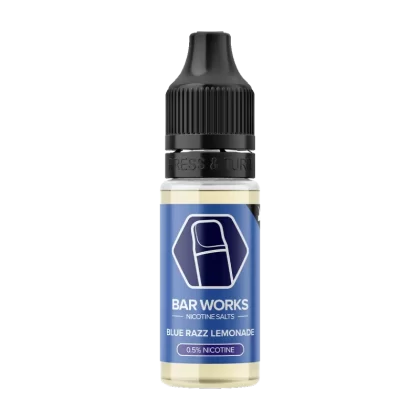 Blue Razz Lemonade Nic Salt by Bar Works - 10ml - 20mg - Vape Product (DF0262)