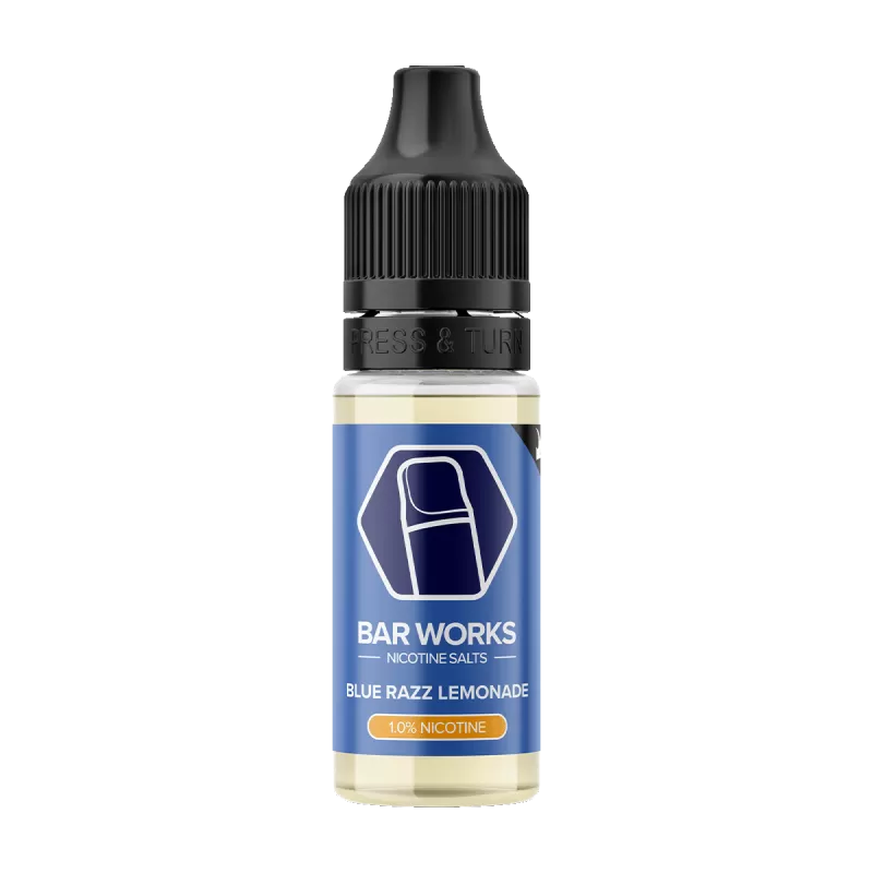 Blue Razz Lemonade Nic Salt by Bar Works - 10ml - 20mg - Vape Product (DF0262) - Image 2