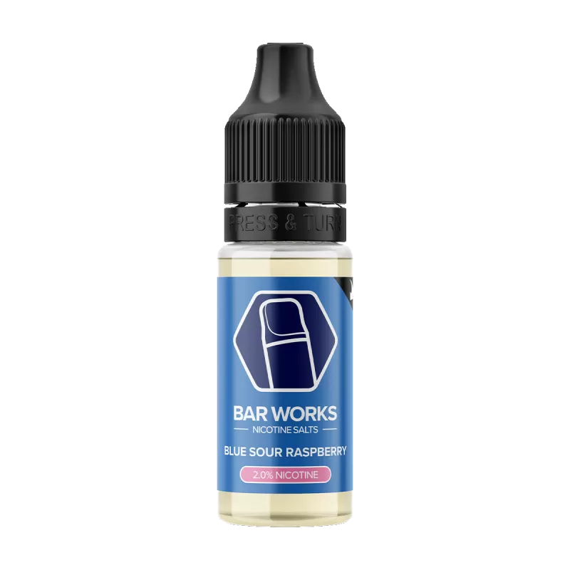 Blue Razz Lemonade Nic Salt by Bar Works - 10ml - 20mg - Vape Product (DF0262) - Image 3