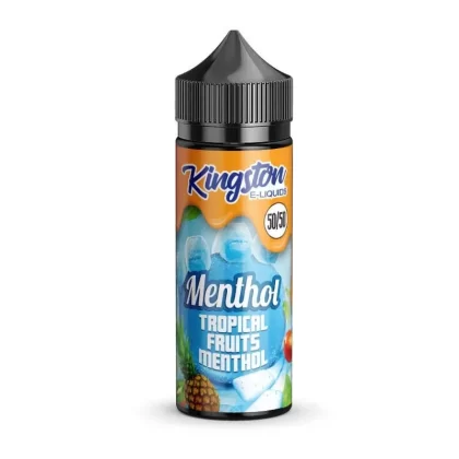 KINGSTON TROPICAL FRUITS MENTHOL 50/50 100ML SHORTFILL E-LIQUID
