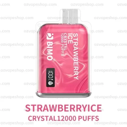 BIMO Crystal 12k Puffs- Strawberry Coconut - Ozvapeone (6BBD12)