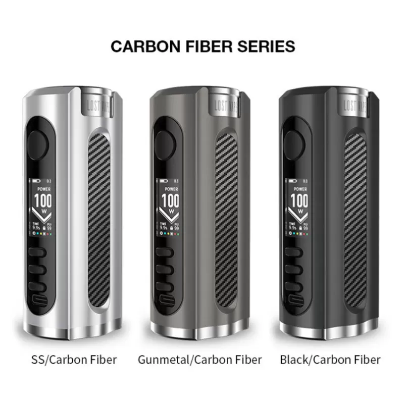 Lost Vape Grus Box Mod 100W - Gunmetal / Puzzling - Image 2