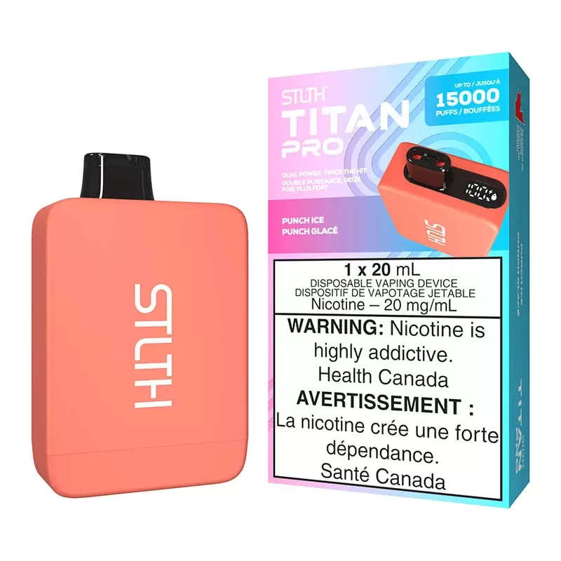 STLTH Titan Pro Disposable Vape Device – Punch Ice