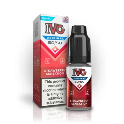 IVG Original 50/50 Strawberry Sensation - 10 Pack - 6mg