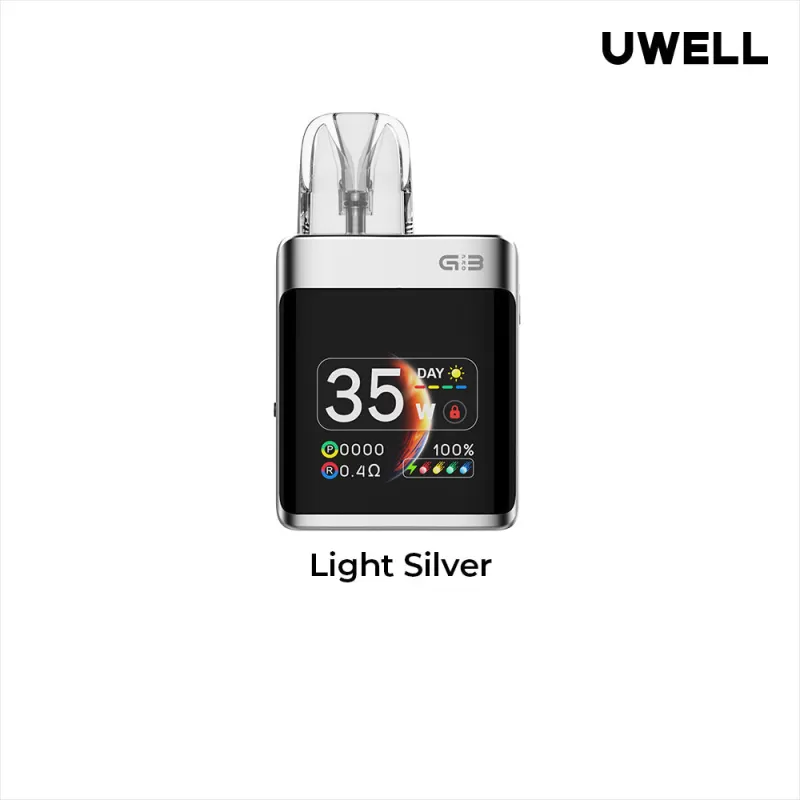 UWELL Caliburn G3 Pro Koko - 35w Pod System - Light Silver - Image 3