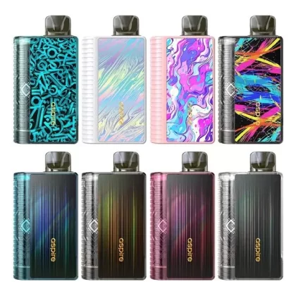 ASPIRE GOTEK NANO POD KIT - Color#ICE GREEN / GREEN>ICE BLACK>ICE GOLD / BLACK>ICE ROSE / PINK>INK ART / PINK>LETTERS / GREEN>AURORA / WHITE>GRAFFITI / BLACK