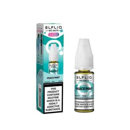 Peace Mint Elfliq Nic Salt Elf Liq E-Liquid 5mg, 10mg, 20mg – 5pks, 10pks & 20pks