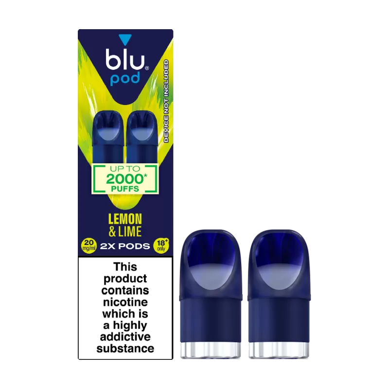 Lemon Lime Blu Bar Pods - 20mg - Vape Product