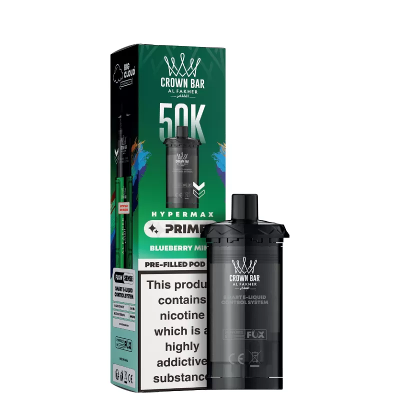 Al Fakher Hypermax Prime 50K Refill - Vape Product; Berry Blue, Berry Ice (A90AEE) - Image 2