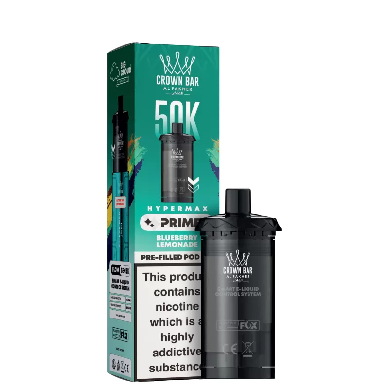 Al Fakher Hypermax Prime 50K Refill - Vape Product; Berry Blue, Berry Ice (A90AEE) - Image 3