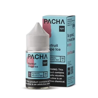 Pacha Salt Starfruit Grape Ice eJuice - Vape Product; Vape Product, Vape Product; Pachamama (342EAC)