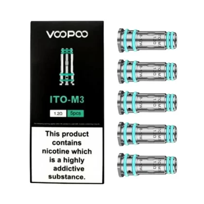 Voopoo ITO Coils - Resistance#M0 0.5 (18W - 25W)>M2 1.0 (10W - 14W)>M3 1.2 (8W - 12W)