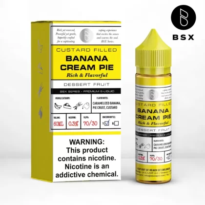 BSX Vapor BSX Series - Banana Cream Pie - 60ML E-Liquid - 6MG