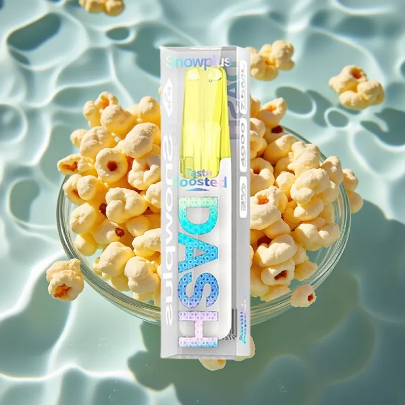 Snowplus Dash 4000 Puffs Ceramic Disposable Device Vanilla Popcorn 7.5mL 530mAh - Bangvapeaustralia - Image 2