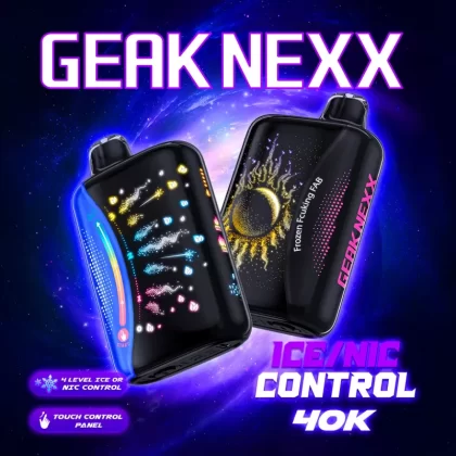GEAK NEXX Nic/Ice Control 40K Disposable Device - 40,000 Puffs - Dubai-Tachio Chew/Pistachio Chocolate Cake (Nic Adjust)