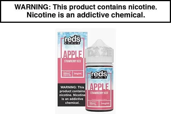 STRAWBERRY APPLE ICED BY REDS E JUICE 60ML/100ML - Vapejuice