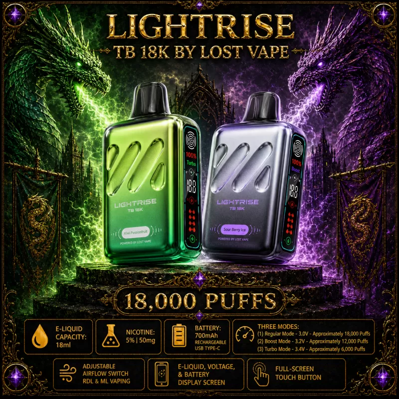 LightRise TB 18K by Lost Vape - Mango Shake