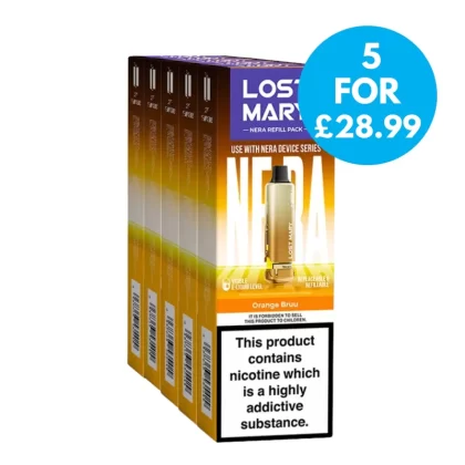 Box Of 5 – Lost Mary Nera 15 Replacement Pods - Vape Co