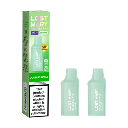 Double Apple Lost Mary BM600 Pods - 20mg - Vape Product
