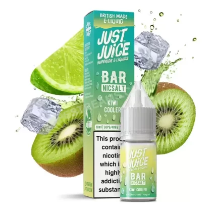 Just Juice Bar Kiwi Cooler Nic Salt E-Liquid - Vapestreams Co