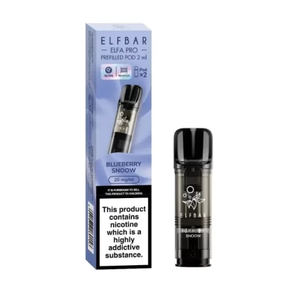 Blueberry Snoow (Blueberry Jam) Prefilled Pods Elfa PRO Series by Elf Bar (2 x 2ml) - 20mg