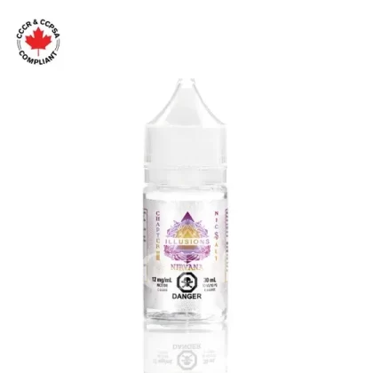 Illusions Salt 30mL - Nirvana, Red Magic; 10mg/mL, 20mg/mL