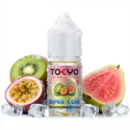 TOKYO KIWI PASSIONFRUIT GUAVA SUPER COOL SALT ELIQUID