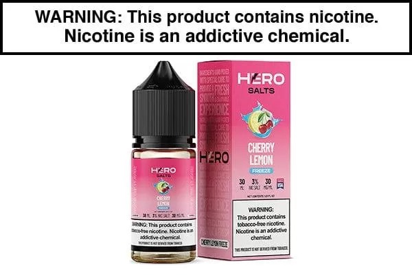 CHERRY LEMON FREEZE BY HERO SALTS 30ML - Vapejuice