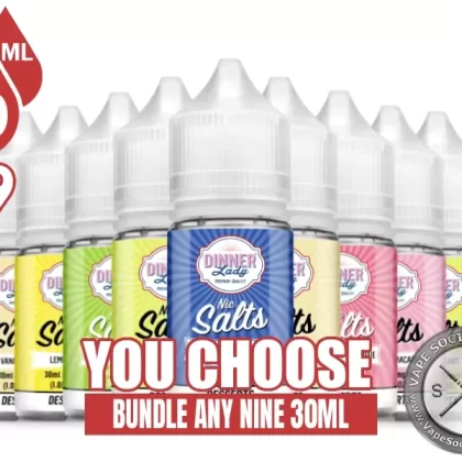 Dinner Lady Salts Bundle 9x30ml (270ml)