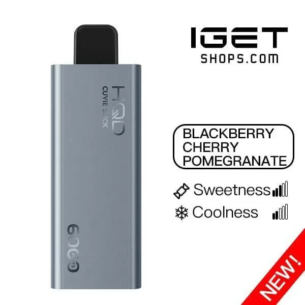 HQD Cuvie Slick 6000 – Blackberry Cherry Pomegranate - Ozvapeone (EB05EC)