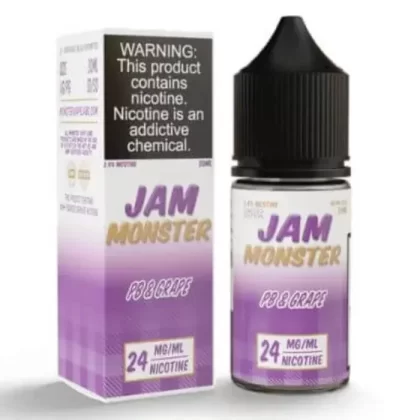 PB & Jam Monster Grape Nicotine Salt by Jam Monster - Size#30ml~Nicotine#24MG>48MG