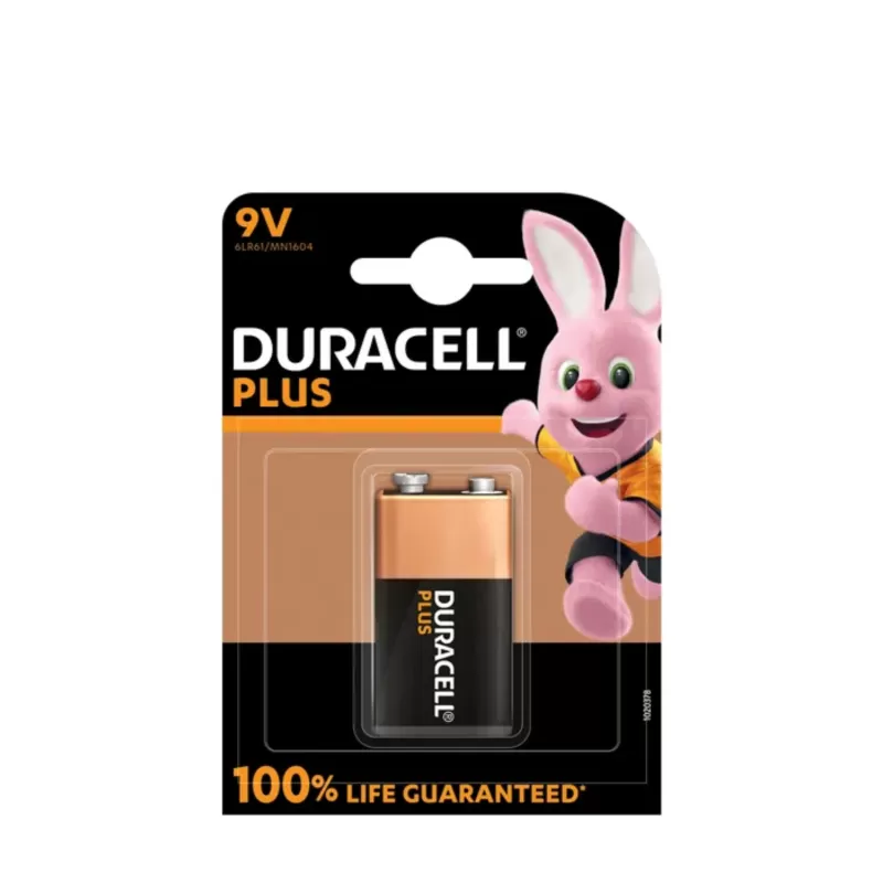 Duracell Plus 9V Battery Single pack