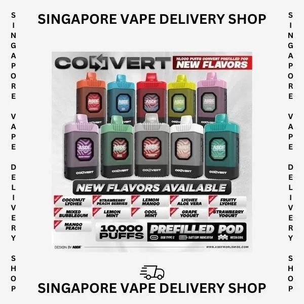 ASDF Convert 10000 Puffs - Fruity Lychee (Kit Set) - Image 2